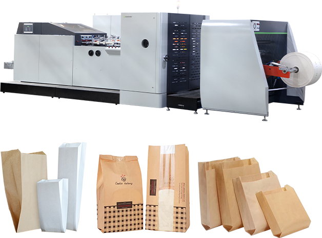 V Bottom Paper Bag Making Machine